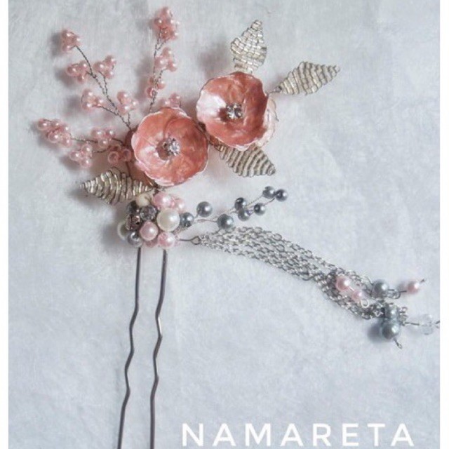 Desi 2 Namareta Tusuk Konde Sangjit Hairpiece Headpiece Chinese Hairpin Akseses Rambut Cheongsam