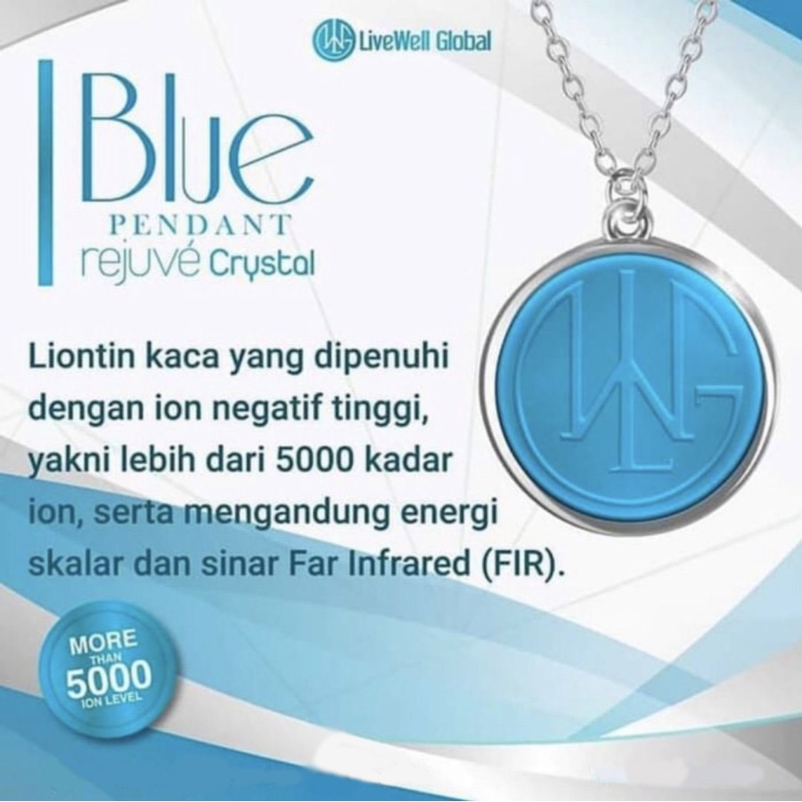 Kalung Pendant LWG / Kalung Ion Negatif LWG Dijamin ORI