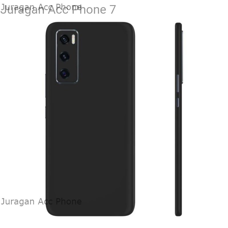 Soft Case Blackmatte Vivo Y11 Casing Silikon  Black Matte Hitam Polos Vivo Y11 Original
