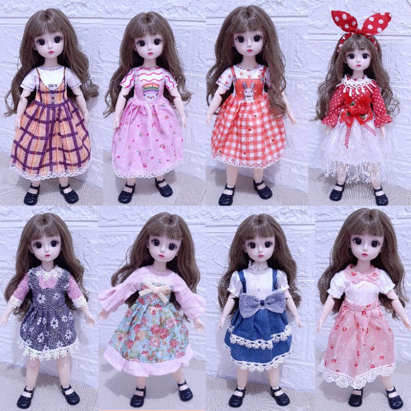 Dress boneka bjd 30 cm