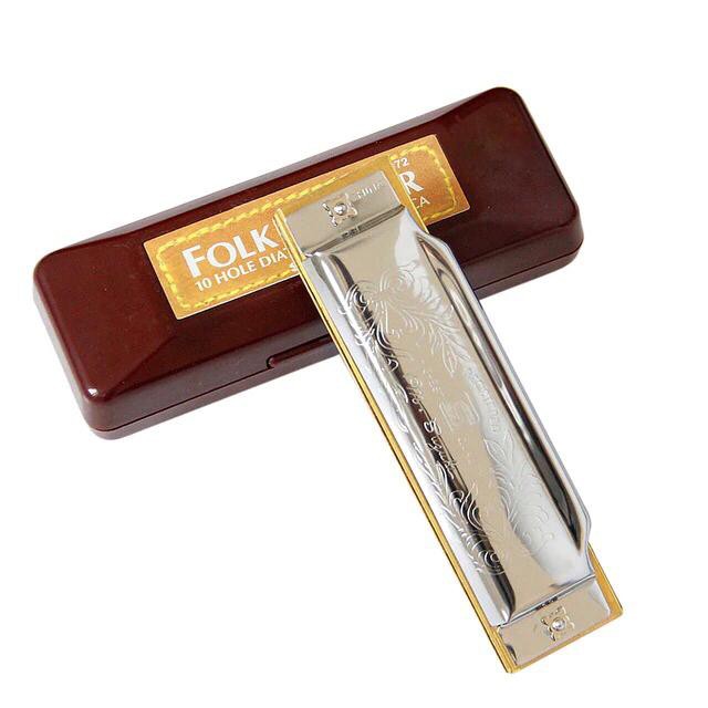 Harmonika Suzuki Folk Master 10 Hole 1072 Nada G Original