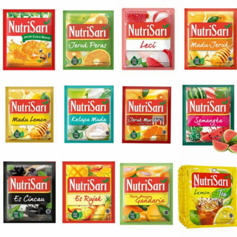 Jual Nutrisari All Varian Sachet Shopee Indonesia