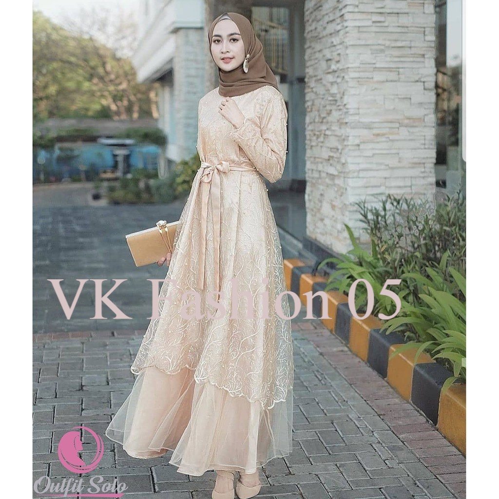 [ COD ]GAMIS MODERN GAMIS BRUKAT MUTIARA JILDAN DRESS TILE KOMBINASI MOSCREPE GAMIS BUMIL JILDA TERM