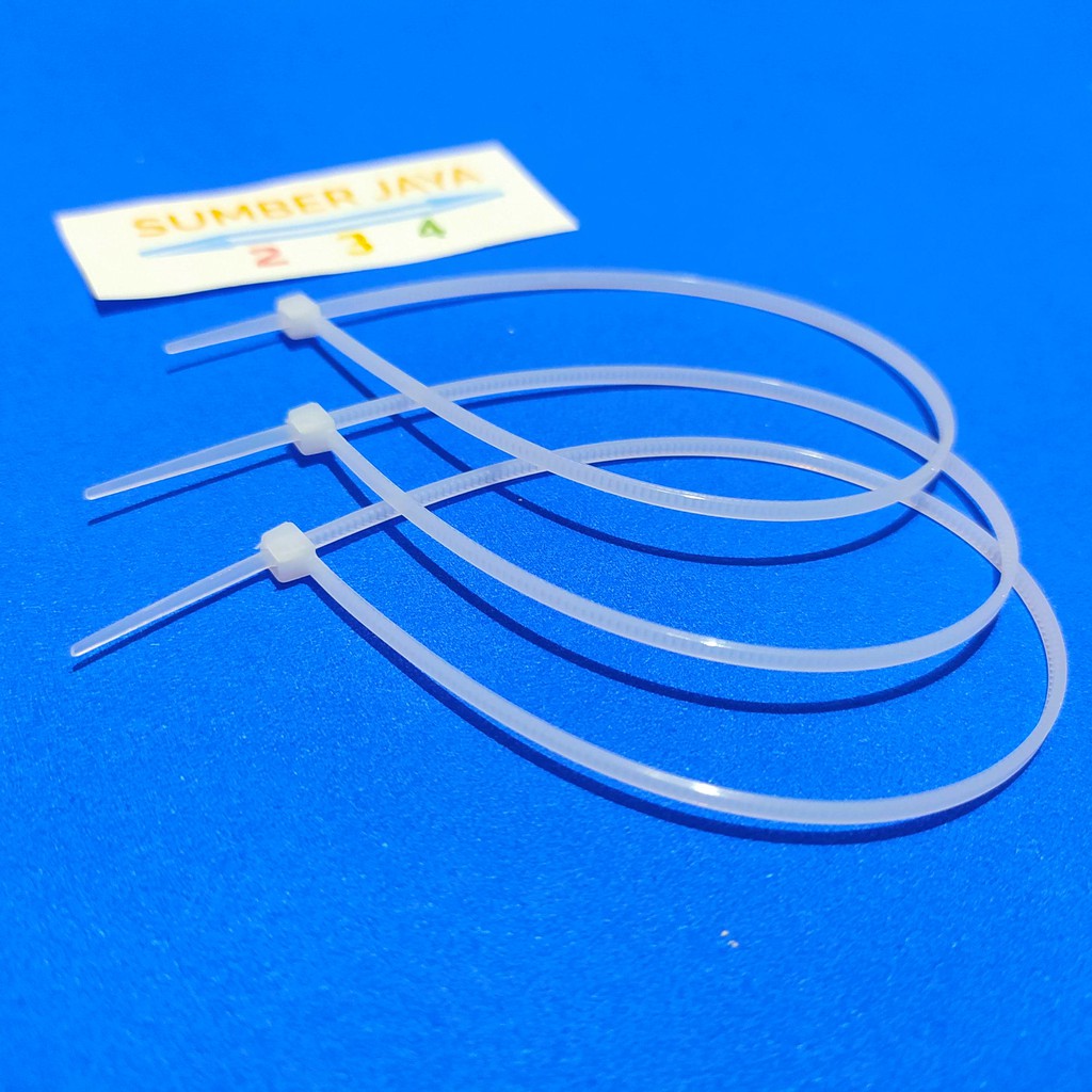 Kabel Ties 20 CM PUTIH isi 100 PCS 3 X 200 TERMURAH