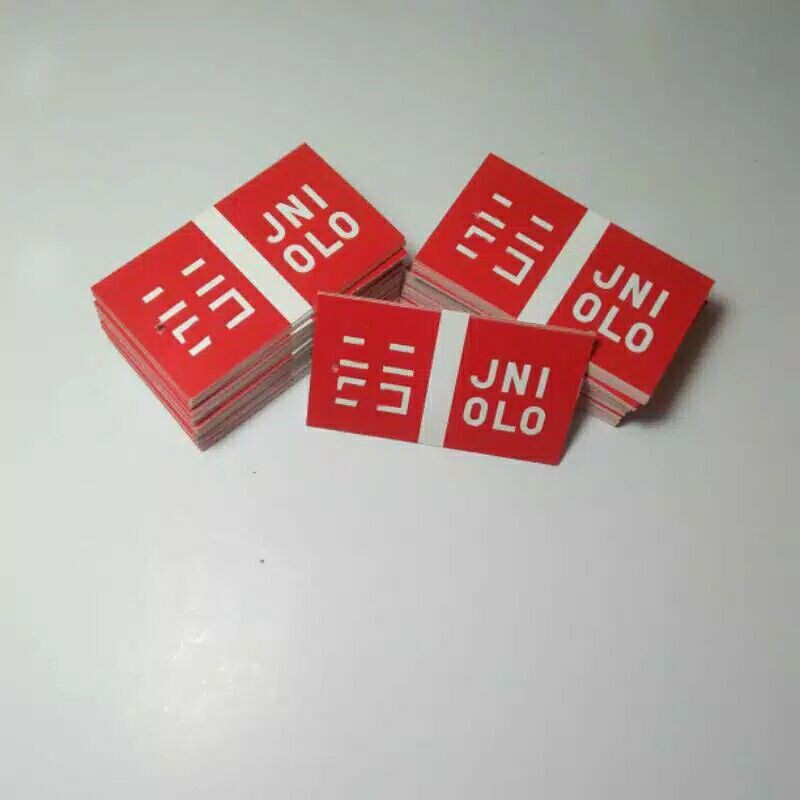 

[Min 140 Pcs] Hang Tag Hang Tag Baju Import Bonus Tali 3x6 Free Tali