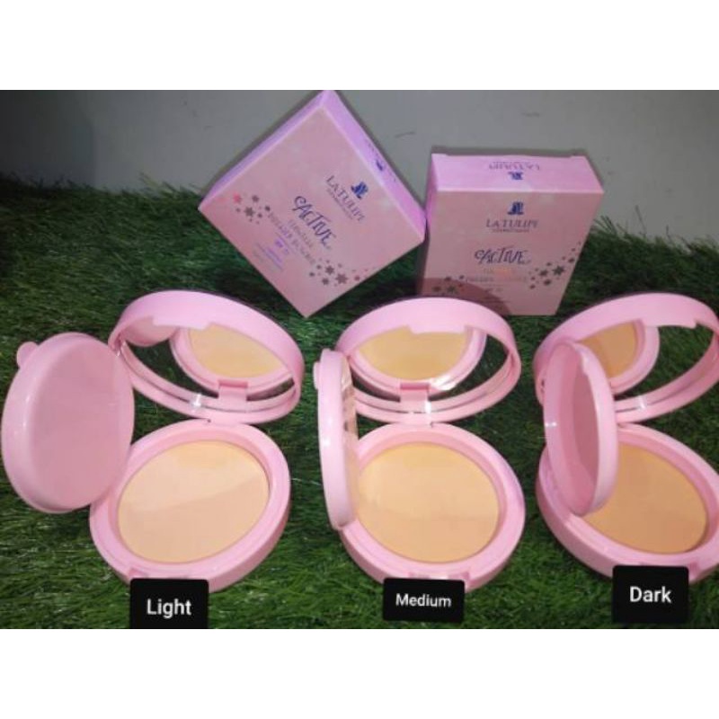 LA TULIPE ACTIVE FLAWLESS PRESSED POWDER SPF 23