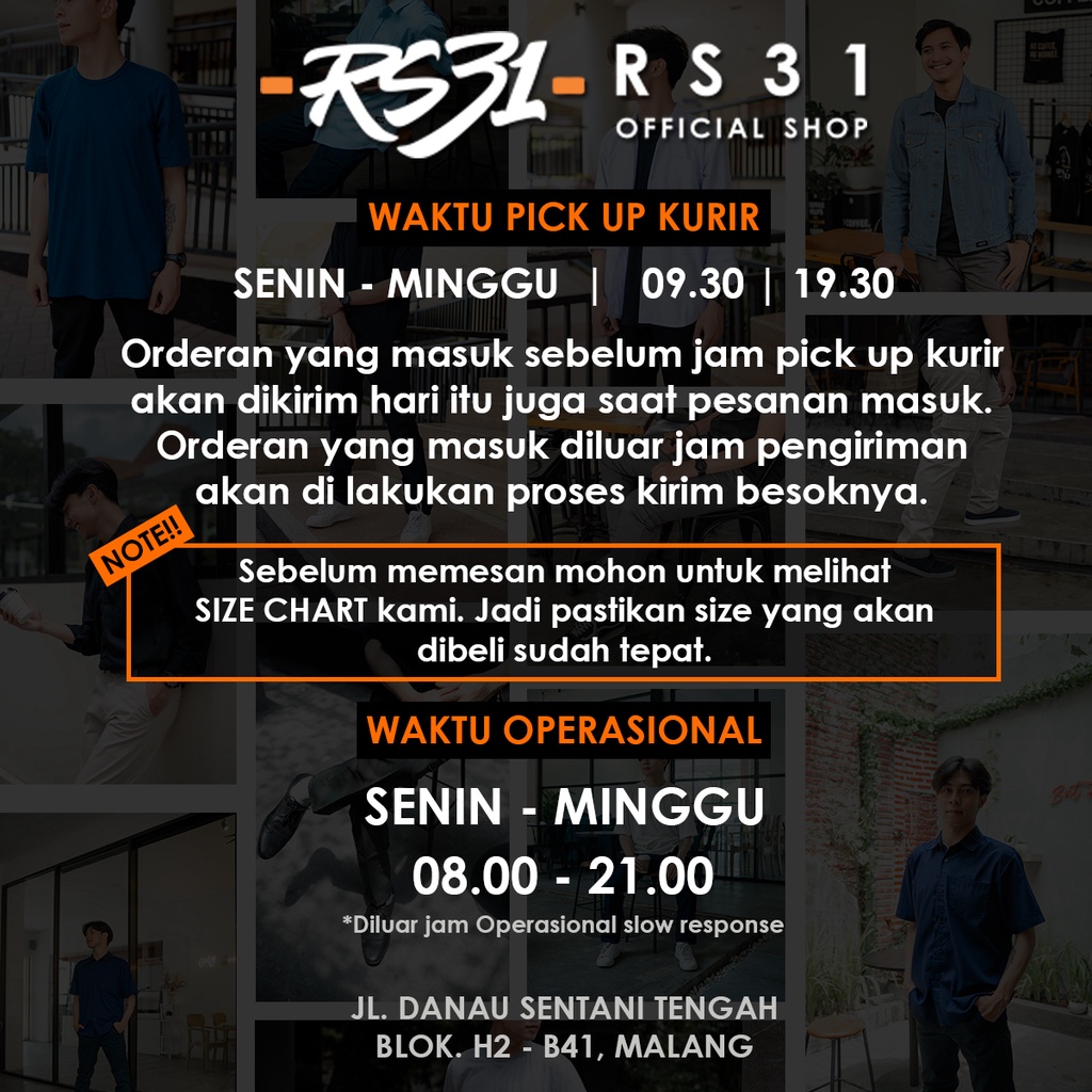 RS31 Baju Kemeja Atlanta Shirt Black Cowok Jumbo - Kemeja Pria Warna Lengan Pendek Hitam Polos, Baju Kerja, Pakaian Kantor,  Ukuran Super Big Size/Jumbo Hitam