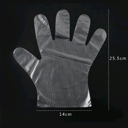 Nama - Sarung Tangan Plastik Food Hand Gloves Disposable ISI 100 PCS