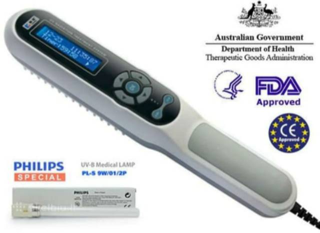 Lampu fototerapi uvb 311nm Narrowband untuk vitiligo psoriasis dermatitis