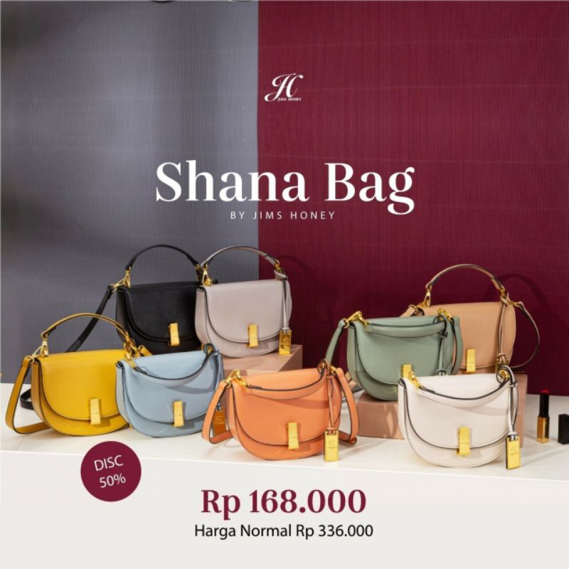 JIMS HONEY SHANA BAG Tas Selempang Bahu Jinjing Wanita (FREE EXCLUSIVE BOX)