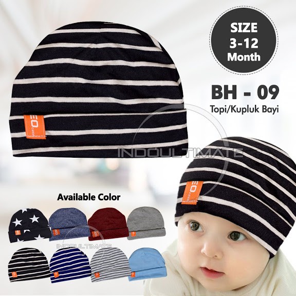 BH-09 Topi Bayi / Topi anak Casual / Baby Hat / Topi Anak / Kebutuhan Bayi / Kebutuhan Fashion Anak-5