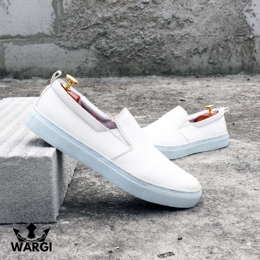 39-43 WARGI ARAYA - Sepatu Slip On Casual Pria Original Murah (cuci gudang)