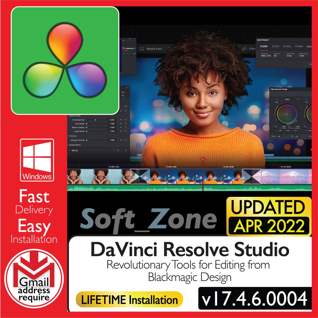 

DVnc Rslv Std 17.4.6 - Rvltnry Tls fr Edtng frm Blckmgc Dsgn [Wndws x64] - Dgtl Dwnld