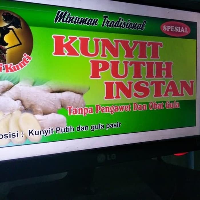 

KUNYIT PUTIH INSTAN 100GR MINUMAN TRADISIONAL HERBAL KUNYIT PUTIH