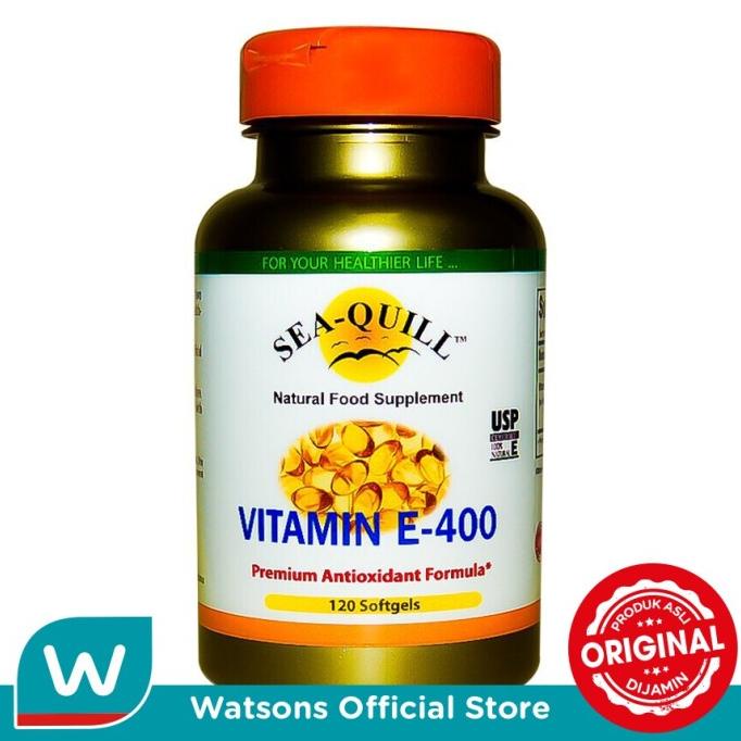 Sea Quill Vit E 400 Iu 120'S ---Terbaru---