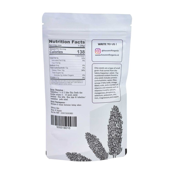 

q20w1q1qw Organic Black Chia Seeds 150 Gr Dscscv