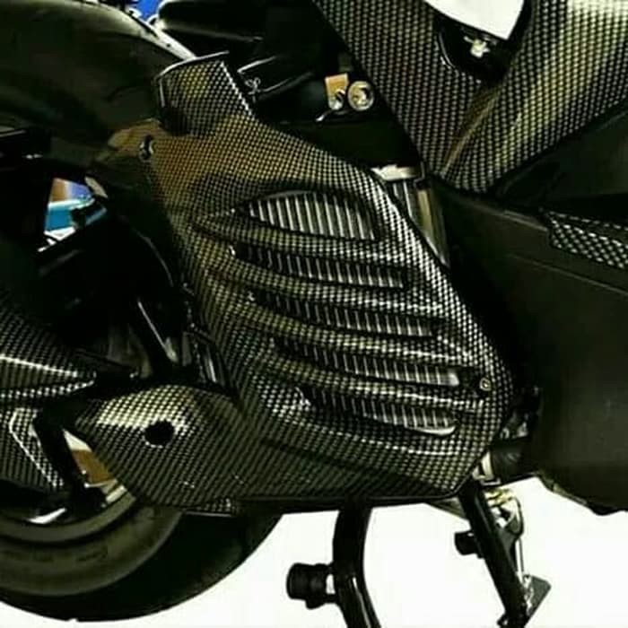Cover Tutup Radiator Aerox 155 LEXI Nemo Carbon / Kipas Karbon Aerox