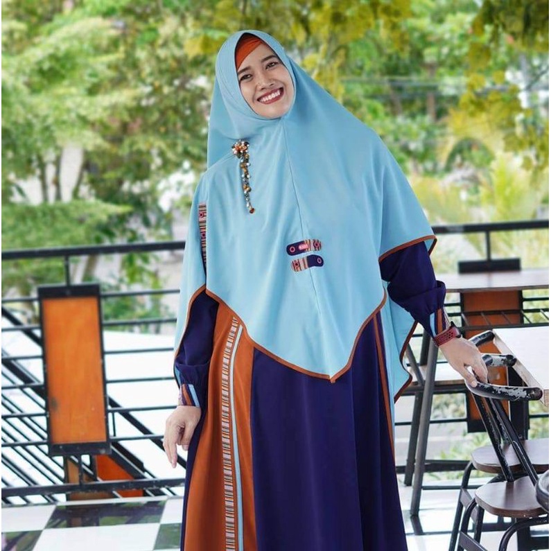 GAMIS AULIA HANASHITA NAVY WARDAH
