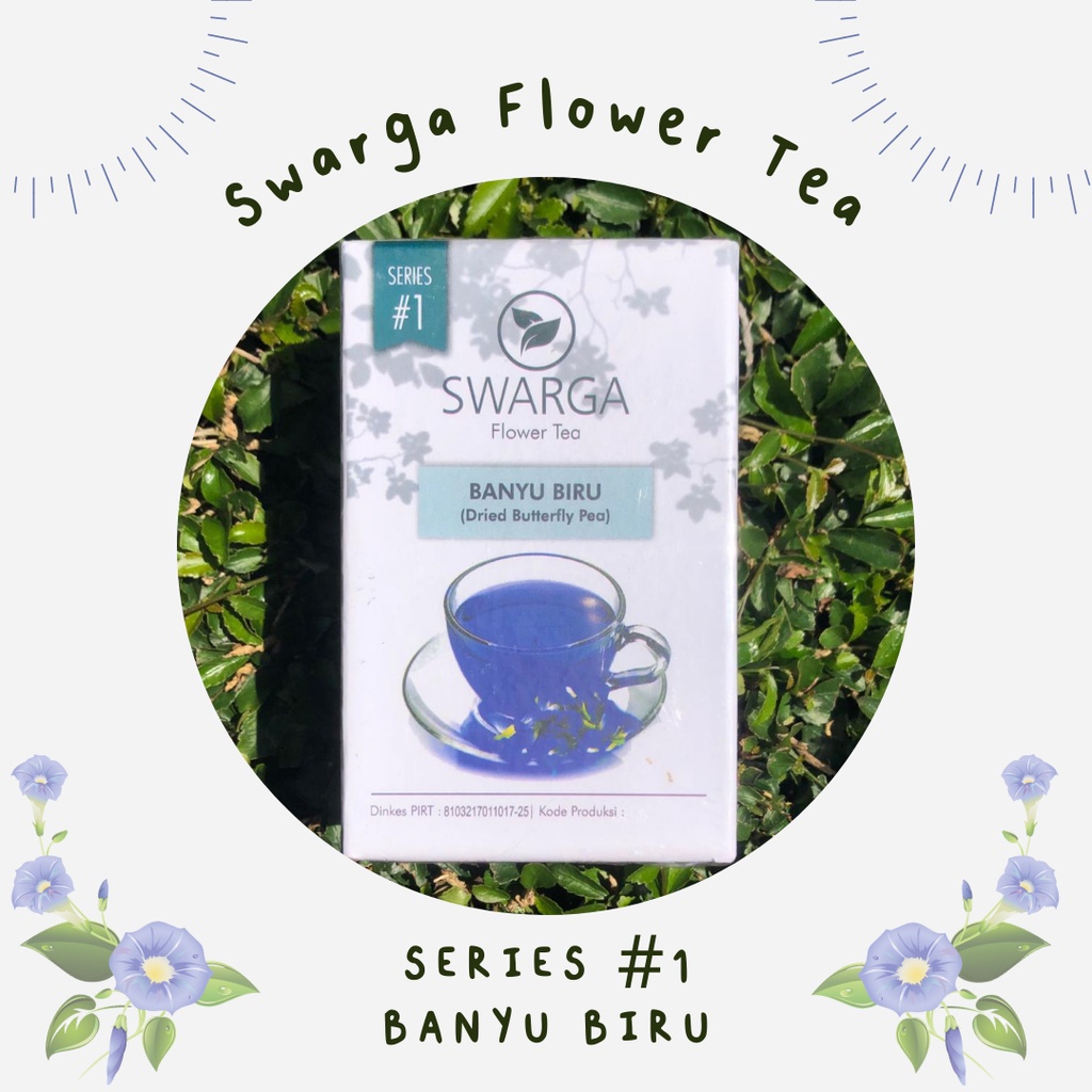 

FLOWER TEA / TEH BUNGA TELANG Banyu Biru (Butterfly Pea)