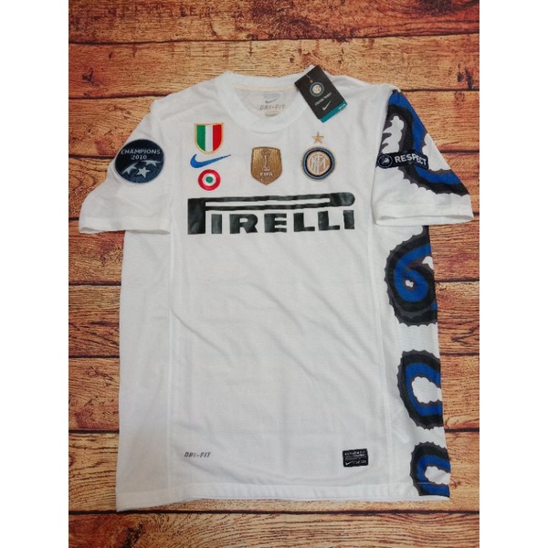 jersey retro inter milan away 2010 2011 fullpatch UCL