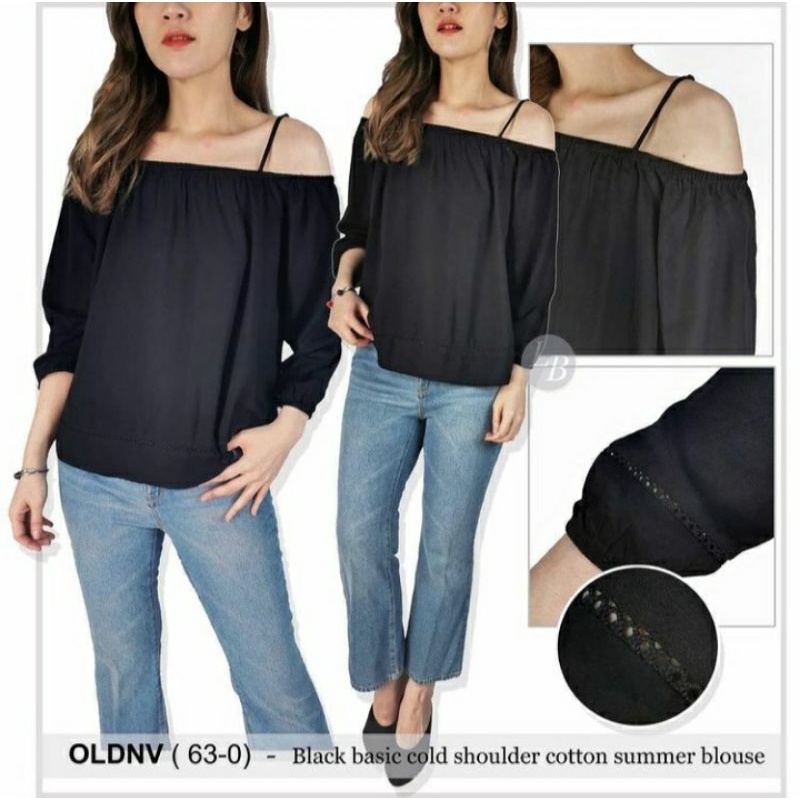 Old navy shirt orange&amp;blue diamond ethnic cold shoulder top/Sisa Export   Original