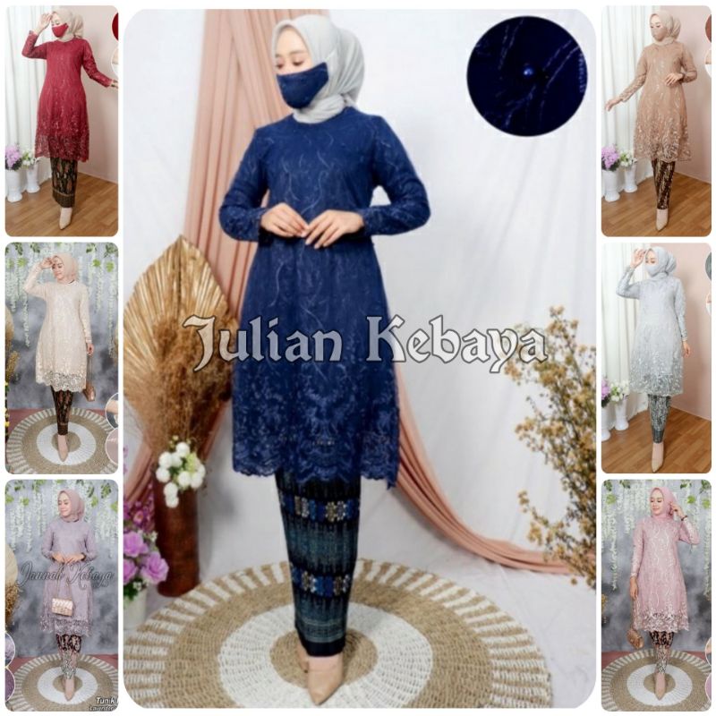 BAJU KEBAYA TUNIK TULLE MODERN / KEBAYA WISUDA / KEBAYA MODERN / SET KEBAYA MODERN / KEBAYA TUNIK BA