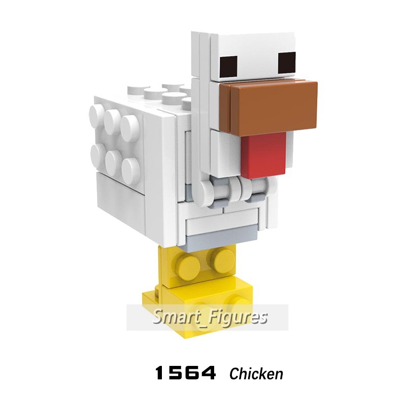 X0294 Mainan Balok Bangunan Mini Figure Minecraft Redstone Titan Chicken Pig Wither MC