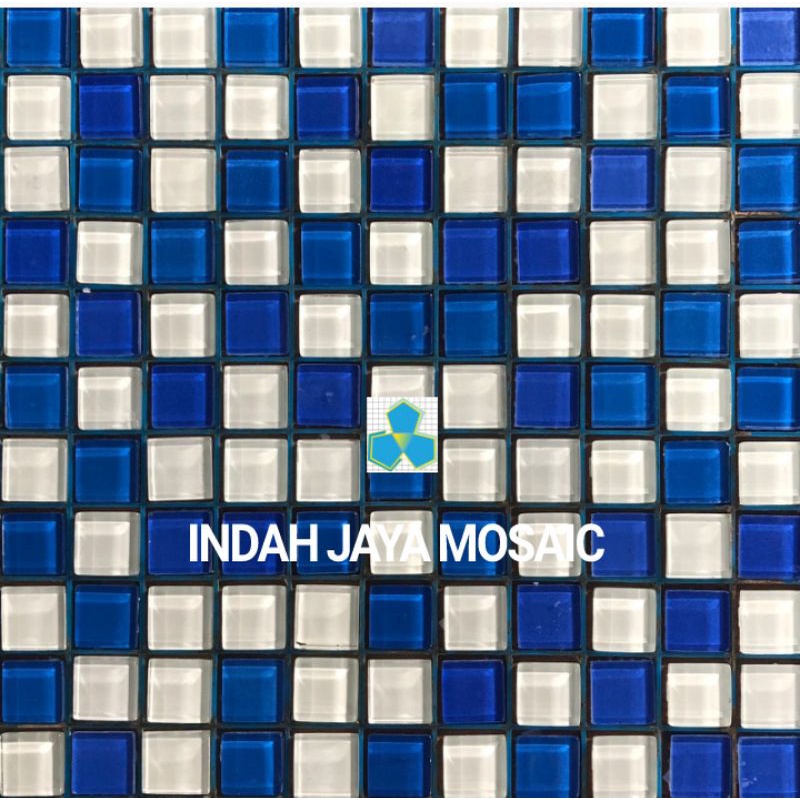 Glass mozaik kolam renang dan interior