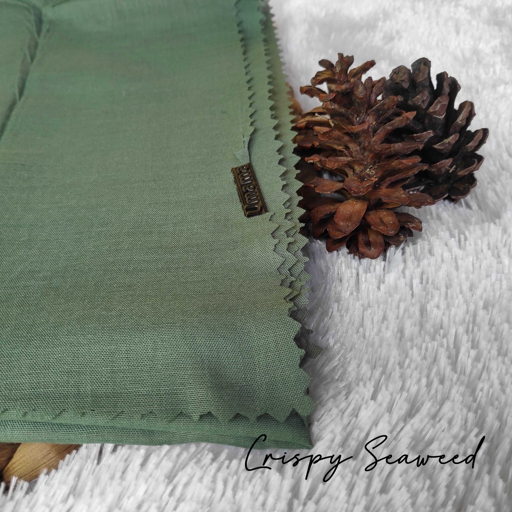 HIJAB SEGI EMPAT VOAL UMAMA LC, JILBAB LASERCUT, VOAL UMAMA, SEGI EMPAT VOAL-Crispy Seaweed