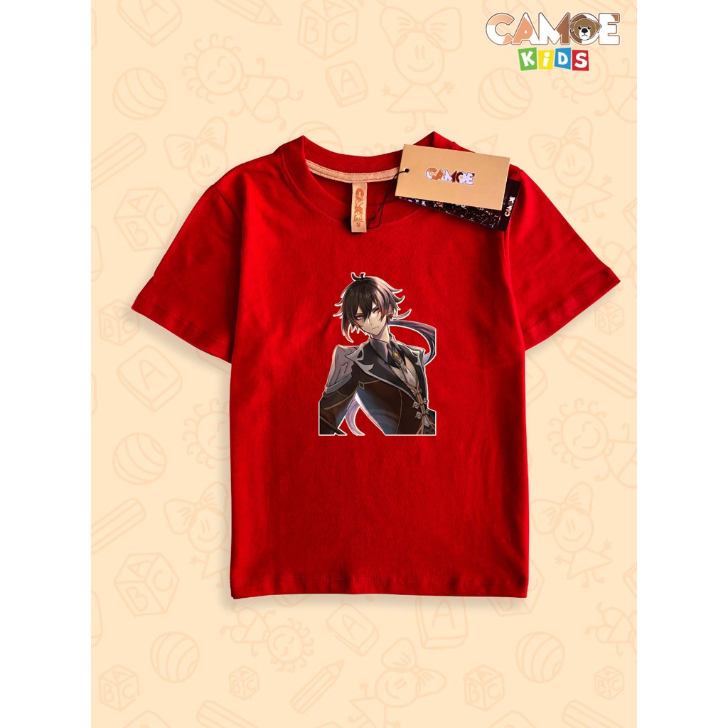 Baju kaos anak kids premium Genshin impact Zhong Li ZHongLi