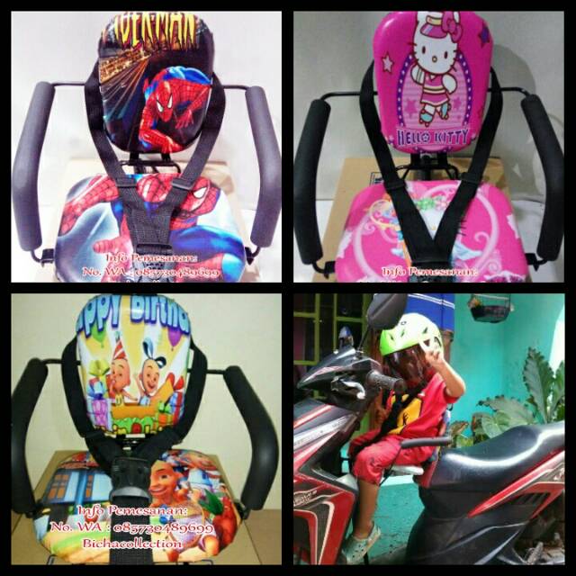 HOT!!! Kursi boncengan anak di motor all motor tipe multifungsi 4in1