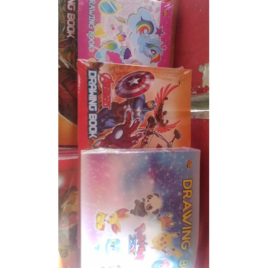 

buku gambar sketsa paket 10 pieces murah bagus anak