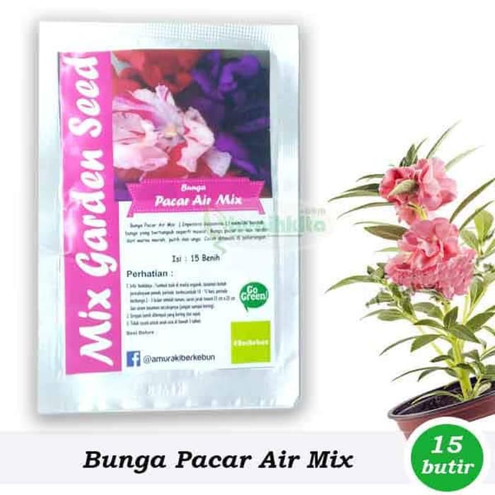 Benih-Bibit Bunga Pacar Air (Mix Garden)
