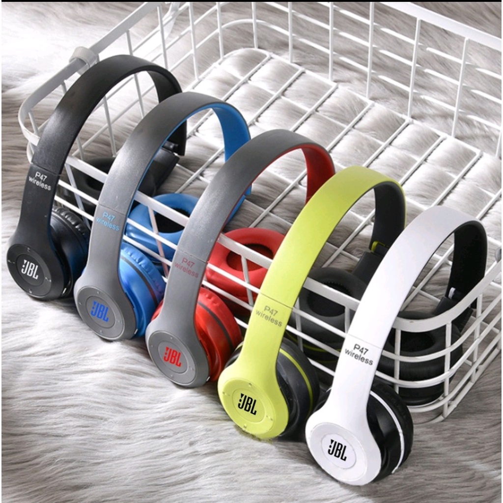 Headphone Bluetooth Super BASS Headset Bluetooth P47