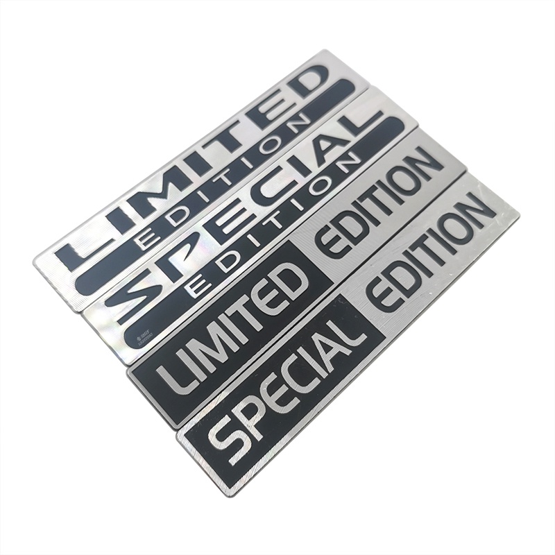 1pc Stiker Emblem Logo Mobil Universal Edisi Spesial Bahan Metal