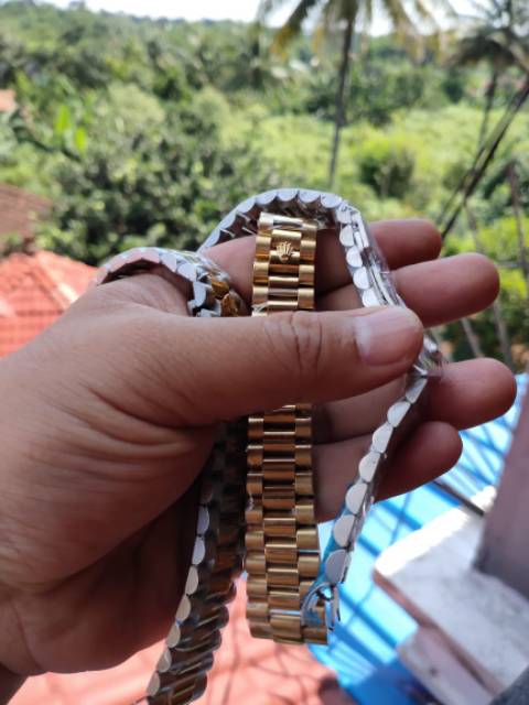 Strap Tali Jam Tangan Rolex presiden solid