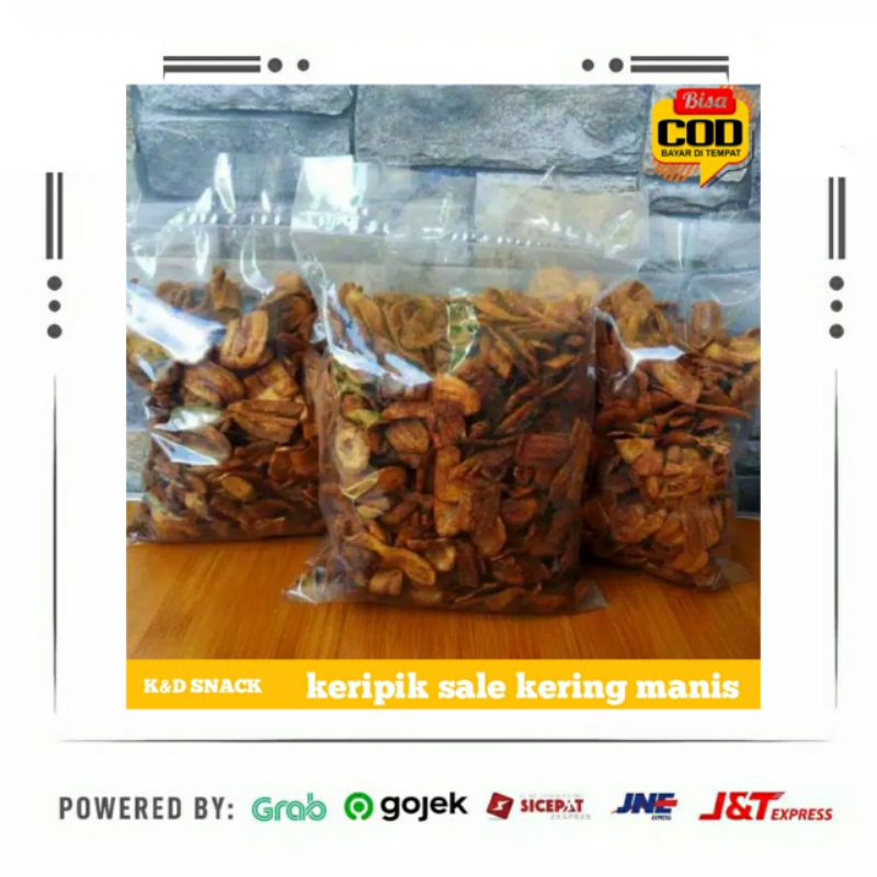 

KERIPIK SALE PISANG KERING MANIS 250GRAM