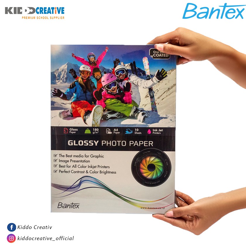 

Bantex Ink Jet Photo Paper A4 Glossy / A4 Premium / A3 Premium (10 sheets) 180 - 225gr