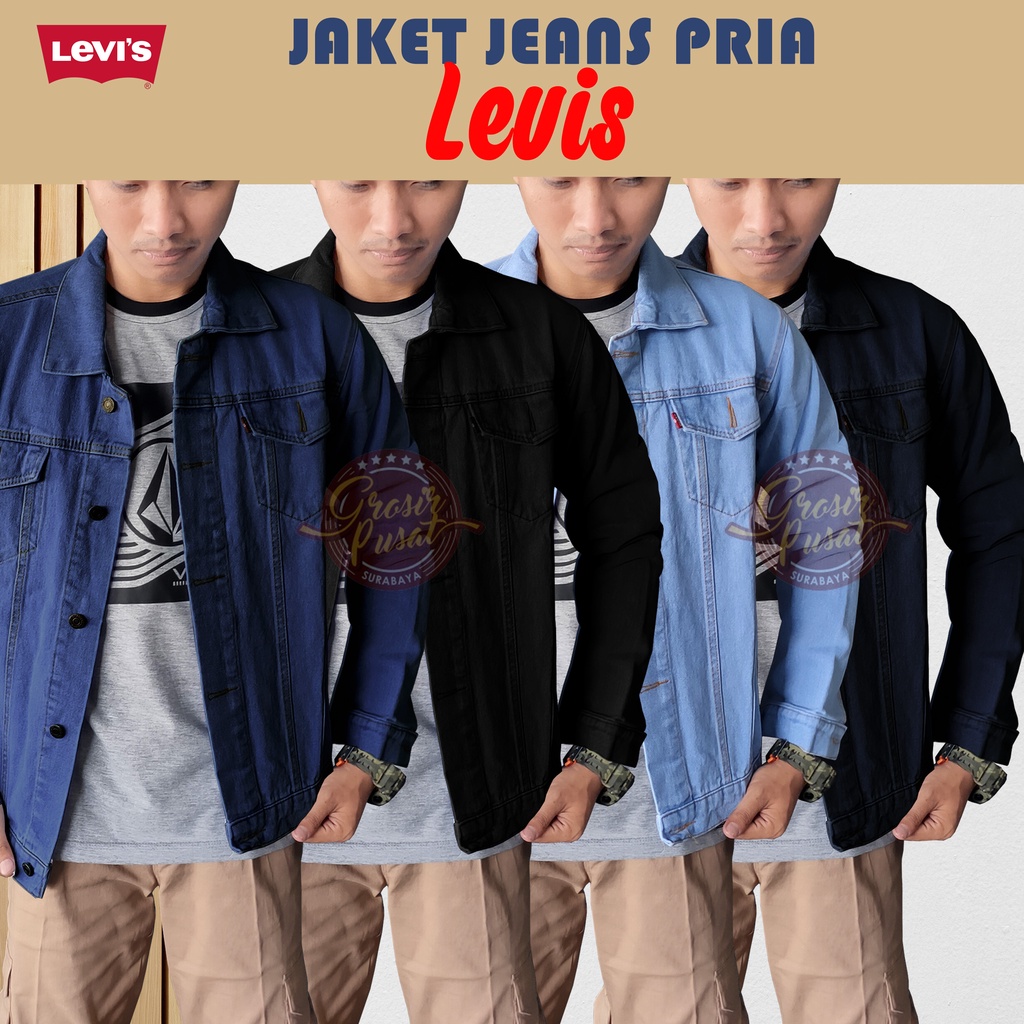 Jaket Jeans Merk LIVE S Premium Harga Termurah Ukuran M - XL