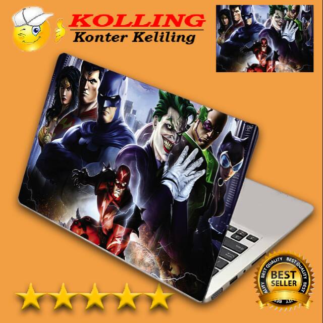 Garskin Laptop joker&marvel 28 Skin Laptop Stiker Laptop