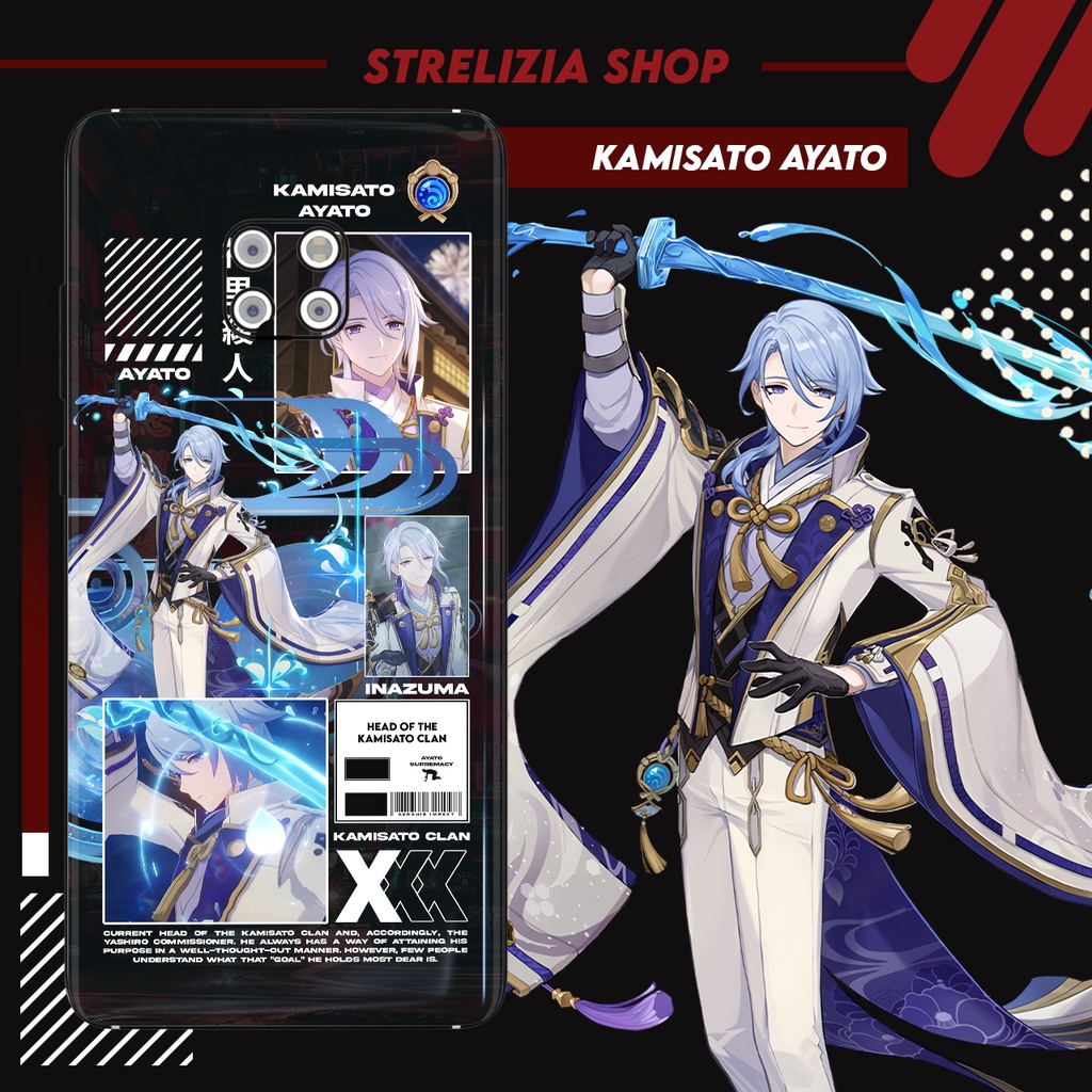 Phone Case Genshin Impact Kamisato Ayato