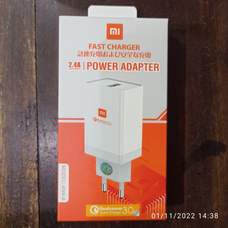Travel Charger VIVO OPPO SAMSUNG XIAOMI REALME 2.4 Ampere murah bagus 2A 2 A cas casan Android TYPE C FC ANK DELL-4