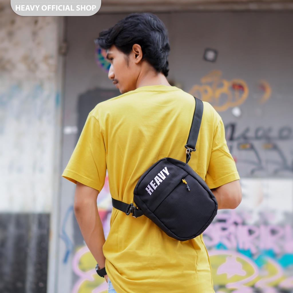 Tas Selempang Pria Casual Heavy Original Traveling Premium Sling Bag Heavy