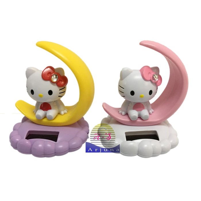 pajangan mobil solar boneka solar motif bulan 10cm