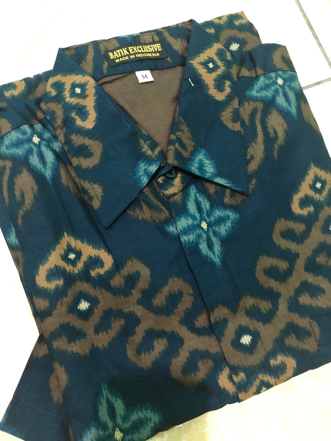 Kemeja Batik Prabu Bahan Katun Baturaden Reguler Fit B383