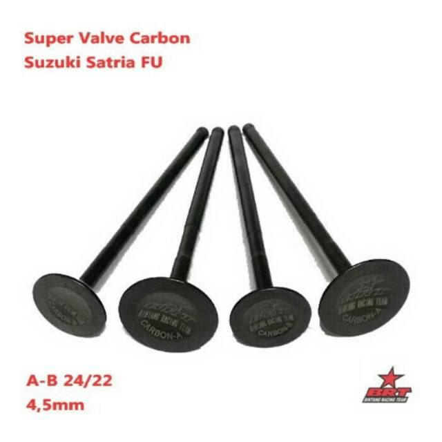 Klep BRT Suzuki Satria FU Carbon Racing Valve