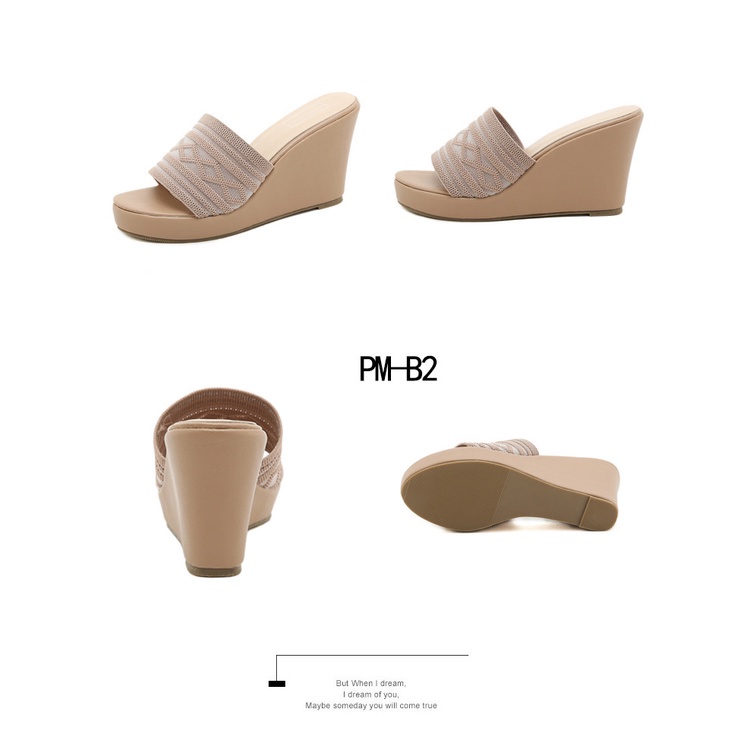 PR Monna Vania Wedges Sandals  #PM-B2