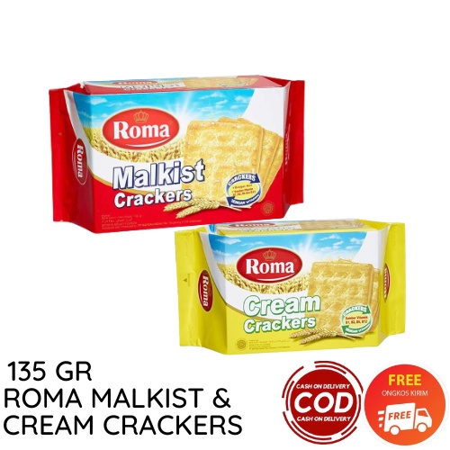 ROMA MALKIST &amp; CREAM CRACKERS 135 G