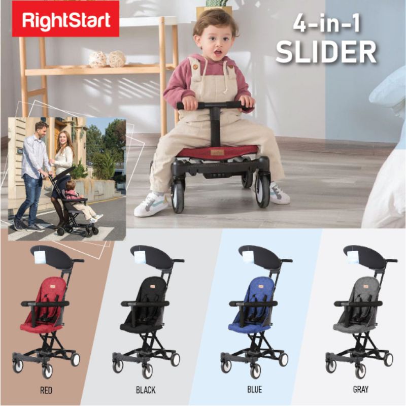 Stroller Cabin Size Kereta Dorong Bayi Right Start Slider Rider Trike Mini Micro Traveller