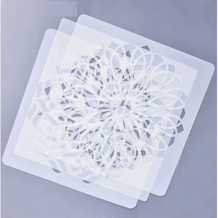 Plastic Stencil - Stensil Dekorasi Motif_MANDALA15